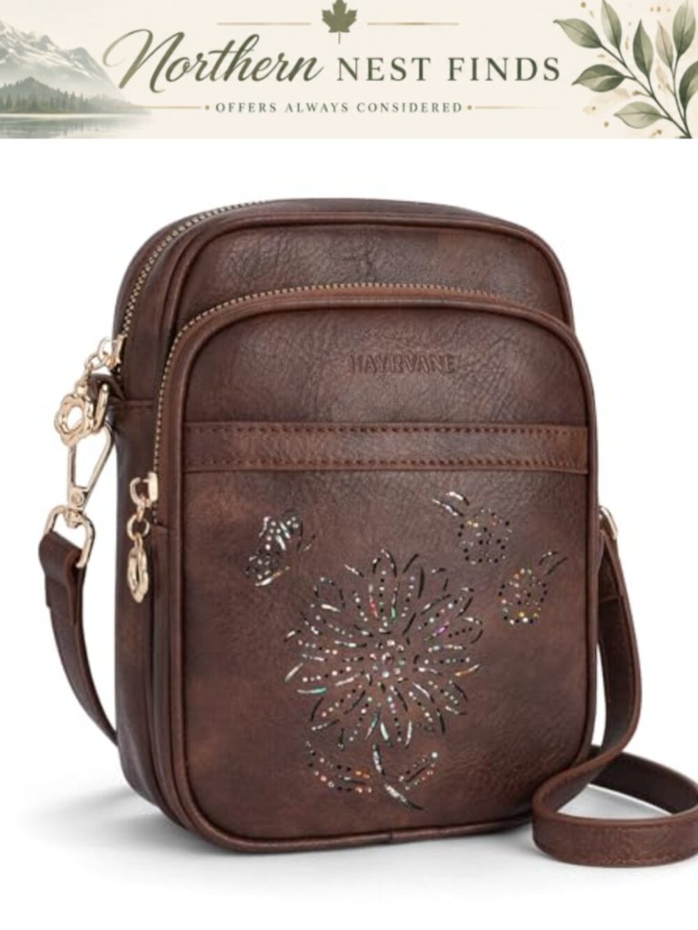 Small Crossbody Bag for Women RFID Phone Purse with Card Slots